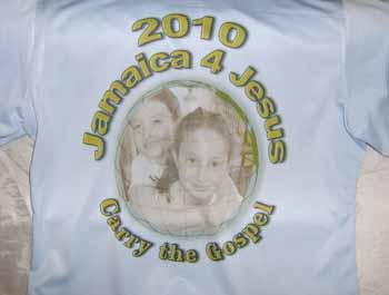 Maddie's Mission Shirt made with sublimation printing
